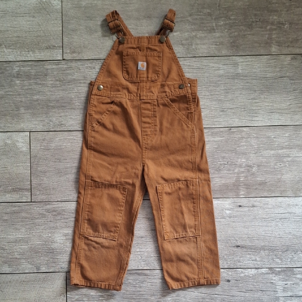 Carhartt Kids Tan Overalls